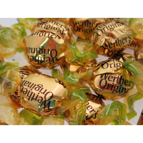Werther's Creamy Caramel Apple Filled 8oz Werthers Hard Candy Half Pound Sweet