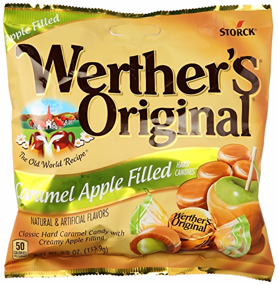 Werther's Original Caramel Apple Filled Hard Candies 5.5 oz (Pack of 32)