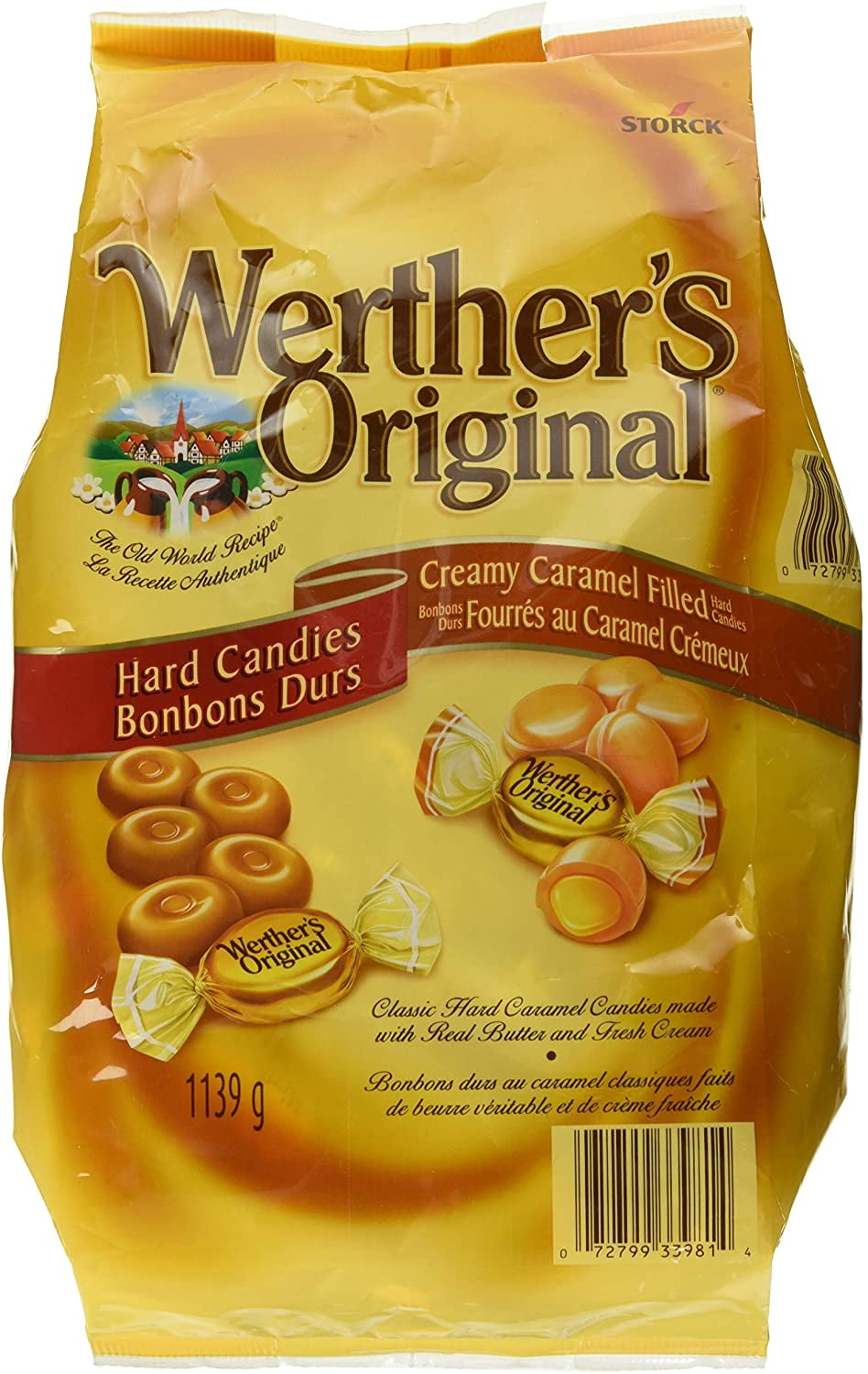 Werther's Original Caramel Hard Candies & Creamy Caramel Filled Hard ...