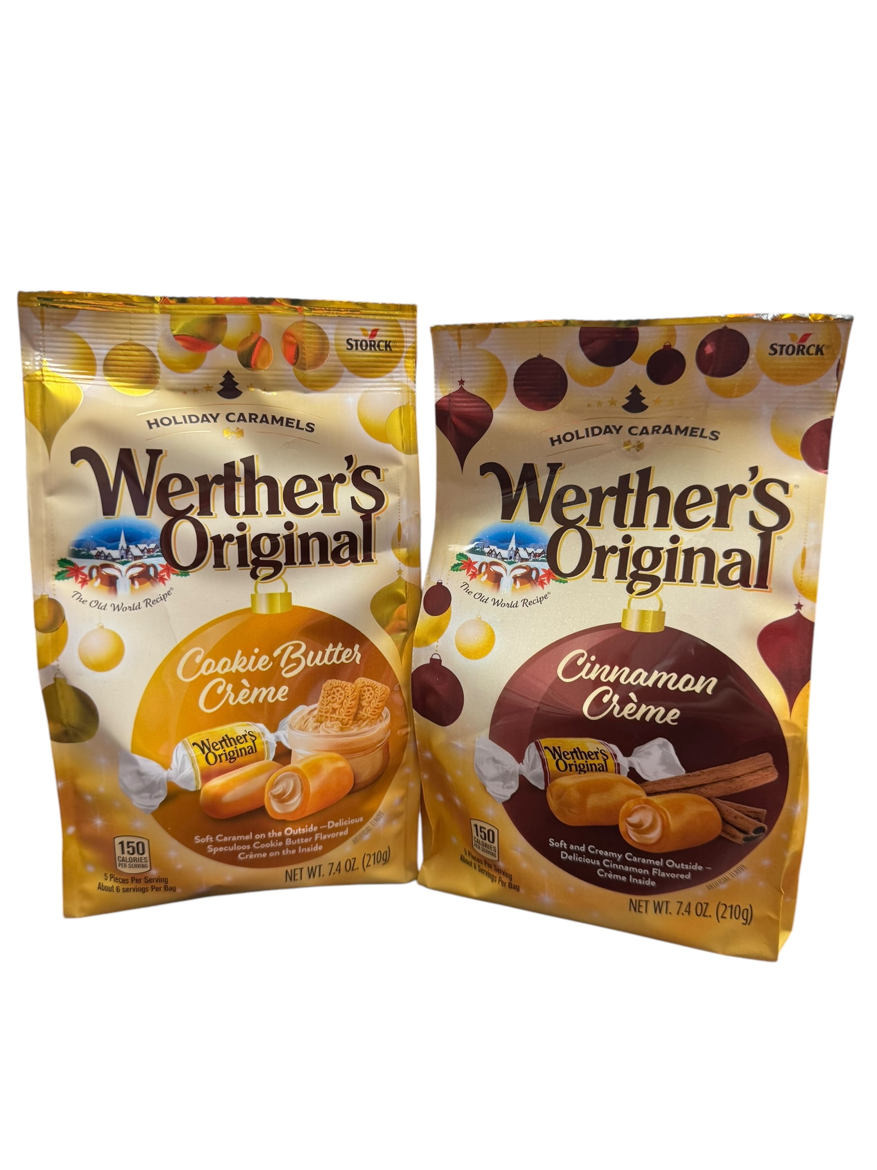 Werther's Original Cookie Butter Creme and Cinnamon Creme Holiday