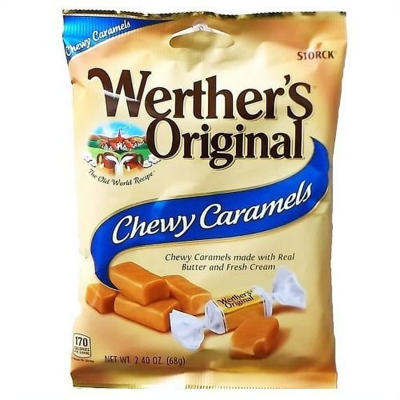 Werther's Original Creamy Caramel Filled Hard Candies, 2.4 oz.