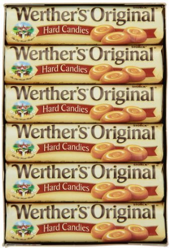 Werther's Original Hard Candies, 1.8-Ounce Rolls Pack of 24 by Werther's