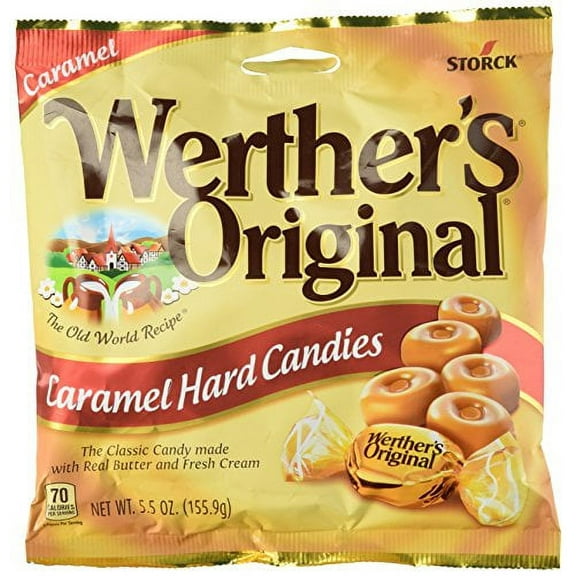 Werther's Original Hard Candies, 5.5 oz bag (Pack of 24)