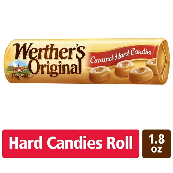 Werther's Original Hard Candy Rolls, 1.8 oz (10 Pieces)