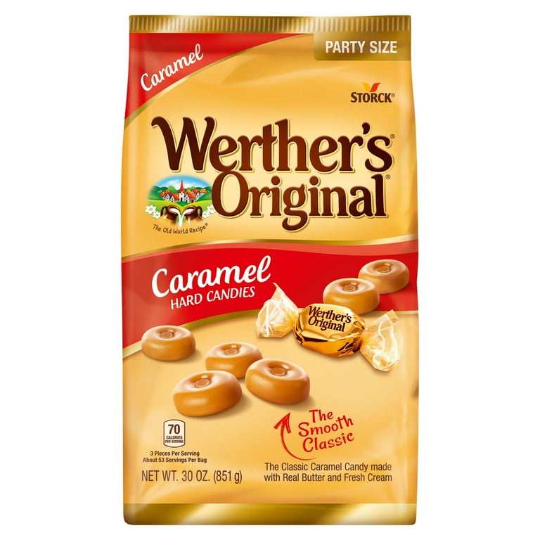 Hard Candies, Caramel with Caramel Filling, 30 oz Bag Hard Candies, Caramel with Caramel Filling, 30 oz Bag