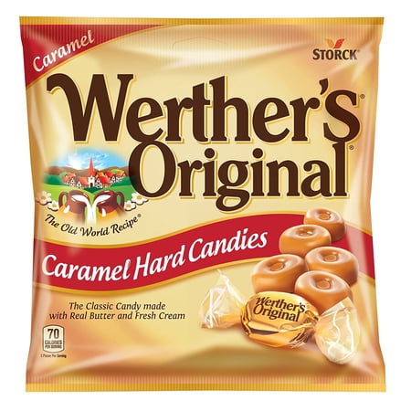 Werther's Original Hard Caramel Candy, 34 Oz - case of 12