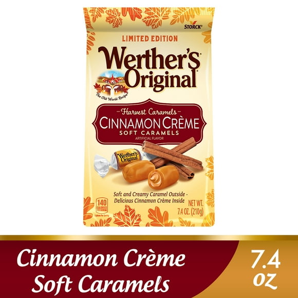 Werther's Original Harvest Cinnamon Crme Soft Caramel Candy, 7.4 oz.