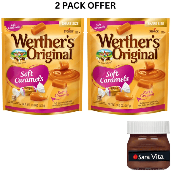 Werther's Original Individually Wrapped Soft Caramels, 10.8 oz