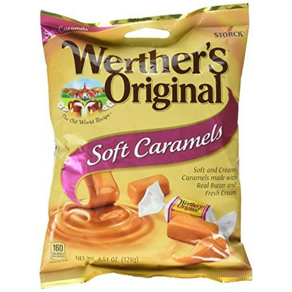 Werther's Original Soft Caramel Candies 4.51 oz. (Pack of 2)