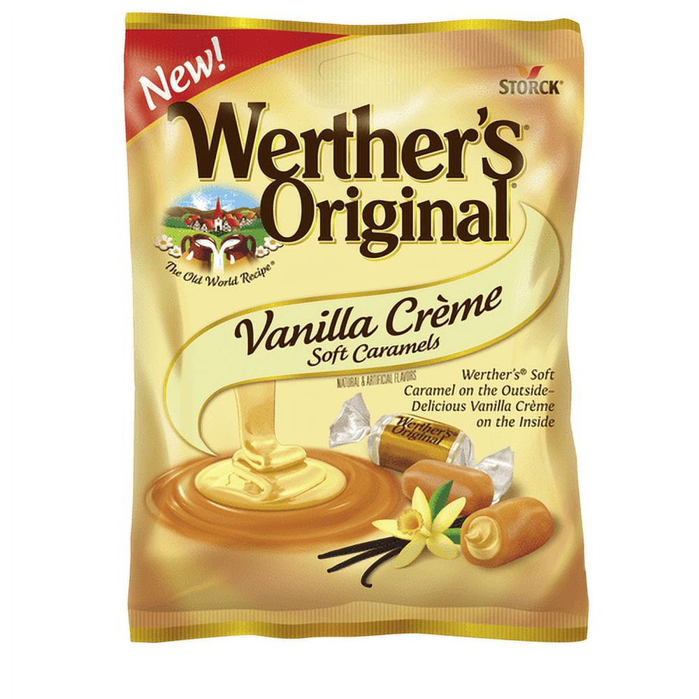 Werther's Original Vanilla Creme Soft Caramels (Pack of 20)