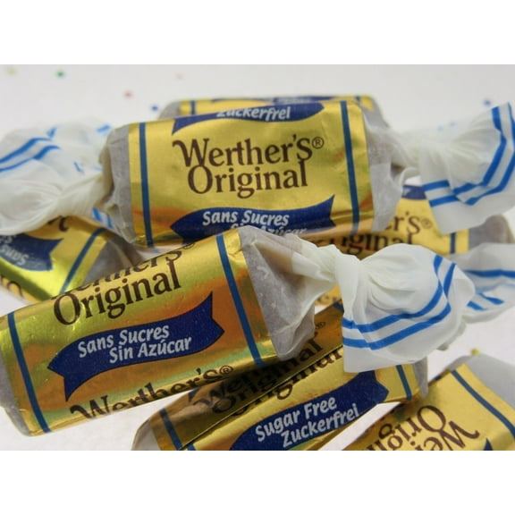 Werther's Sugar Free Creamy Original 16oz Werthers Soft Chewy Candy 1lb Sweets