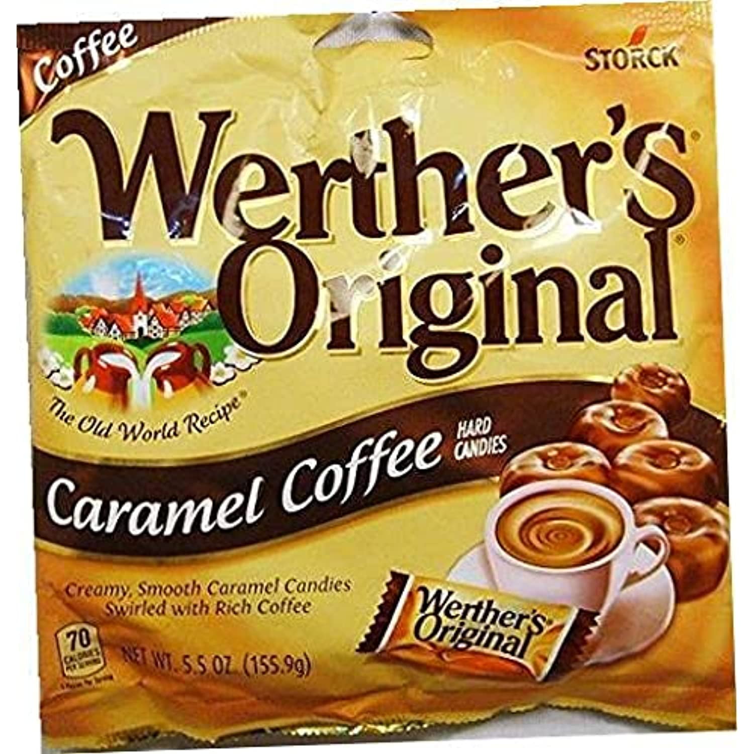 Werthers Original Caramel Coffee Hard Candies 70 Calories Per Serving