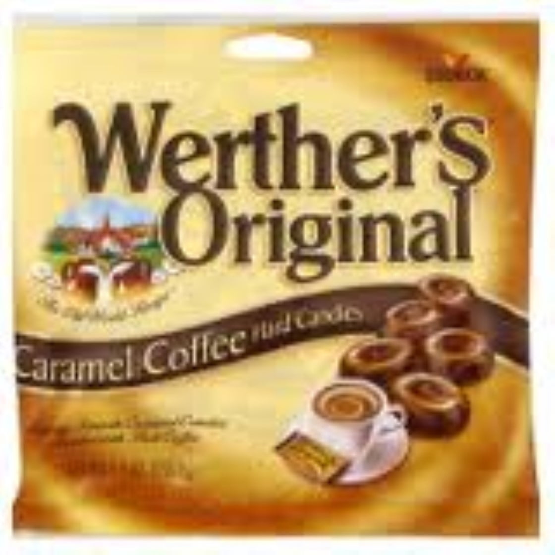 Werthers Original Caramel Coffee Swirl Hard Candies 12 pack (5.5oz per pack) (Pack of 3)