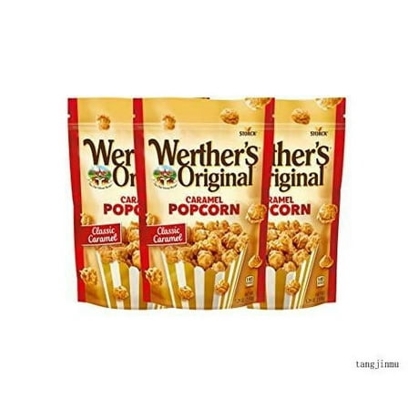Werthers Original Caramel Popcorn 5.29 Oz Bag (Pack Of 3)