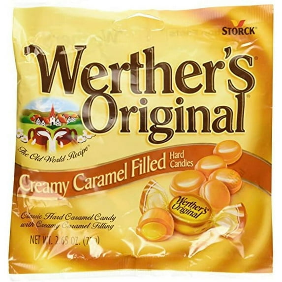 Werthers Original Creamy Caramel Filled Hard Candies (2.65Oz) 3 Pack