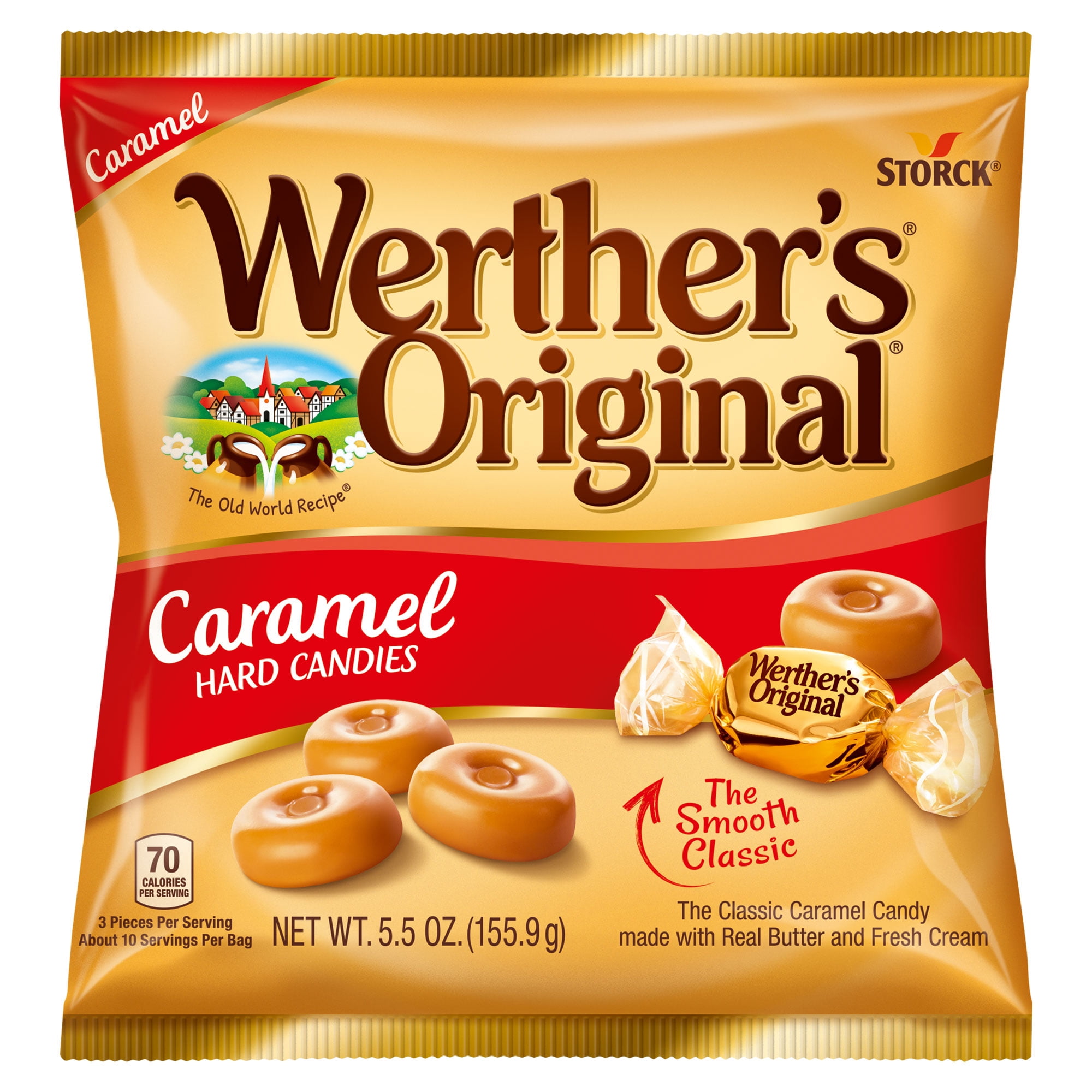 WERTHER'S ORIGINAL Werthers Original Hard Caramel Candy, 5.5 oz