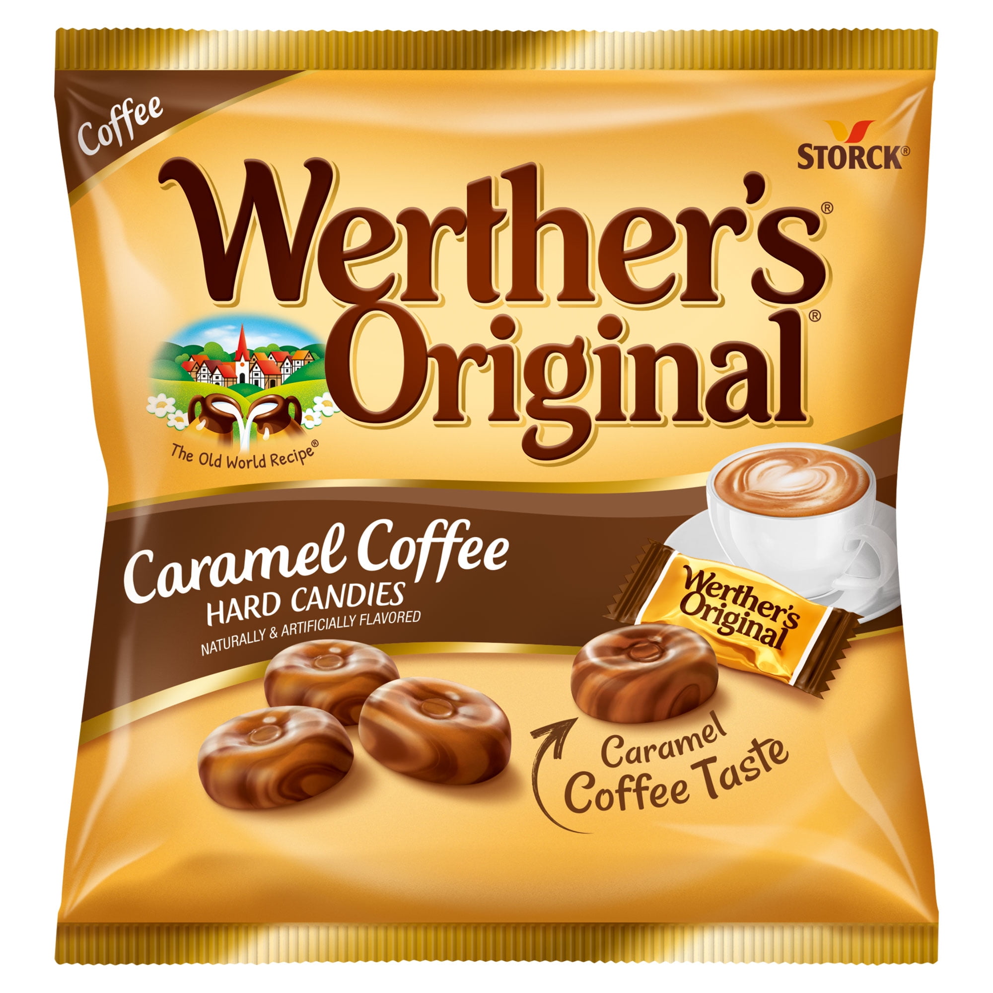 Werthers Original Hard Carmel Coffee Candy, 5.5 oz