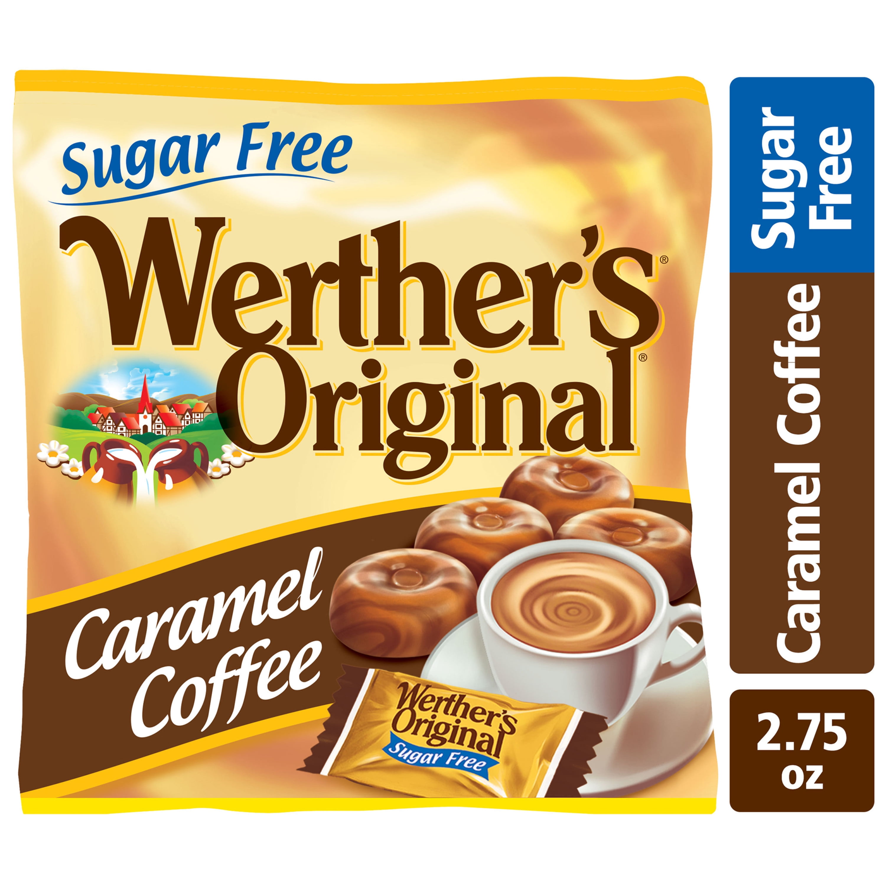 Werthers Original Hard Sugar Free Caramel Coffee Candy, 2.75 oz