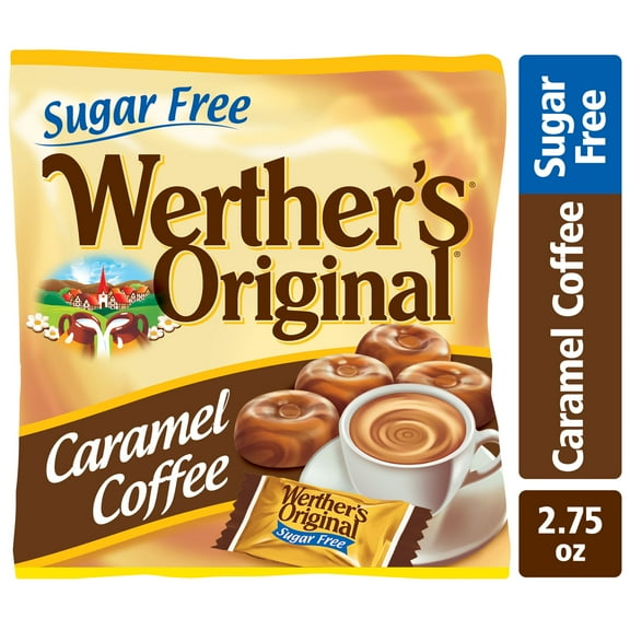 Werthers Original Hard Sugar Free Caramel Coffee Candy, 2.75 oz