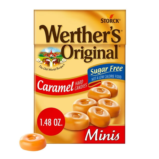Werthers Original Hard Sugar Free Caramel Minis Candy 1 48 oz