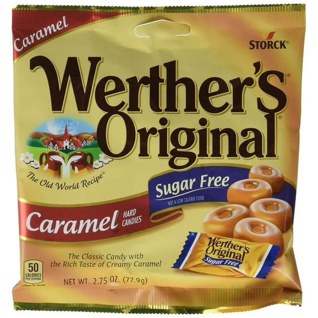 Werthers Original Sugar Caramel Hard Candies 12 Pack