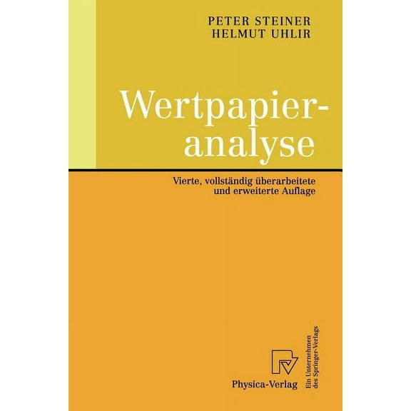 Wertpapieranalyse, (Paperback)