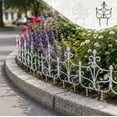 thumbnail image 1 of Werulen 2Pcs 40x25.5cm Garden Border Fence Sturdy Interlocking Structure, Yard Flower Bed Pathway Landscape Partition Layout, Garden Edging, Yard Fence, Landscape Border, 1 of 9