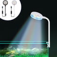 thumbnail image 1 of Werulen 2Pcs LED Aquarium Light, 7. Inch Submersible Fish Tank Clip Lamp with 16 Color Changing Modes, Waterproof Underwater Lighting for Freshwater Saltwater Aquariums, Fishbowl Decoration, 1 of 9