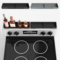 thumbnail image 1 of Werulen 2Pcs Magnetic Spice Rack for Stove Top, Silicone Seasoning Storage Box and Drying Mat, Oven Top Rack Organizer Kitchen Counter Tool Holder, Non-Slip Heat Resistant Kitchen Accessory, 1 of 9