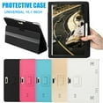 thumbnail image 1 of Werulen 4Pcs Leather Tablet Case For 10 10. Inch Android Tablet PC, Universal Stand Cover With Flip Function, Horizontal Viewing Stand And Anti-Shock Protection, Tablet Protector For Work And Travel, 1 of 9