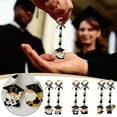 thumbnail image 1 of Werulen 6Pcs Graduation Season Decorations, 9 Beads and Rings Lanyard Pendant with Graduation Cap Doll, Commemorative Ornament for Graduation Party Decor, College Graduation Gnome Doll, 1 of 9