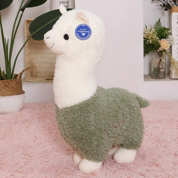 Werulen Alpaca PlushToyStuffed Animal 28CM Llama Soft Doll, Cute Home Decor Birthday Christmas Gift, HuggableKidsToy Room Decoration, Compressed Packing for Storage