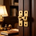 Werulen Aluminum Sliding Barn Door Catch Lock, No Drill Cabinet Door ...