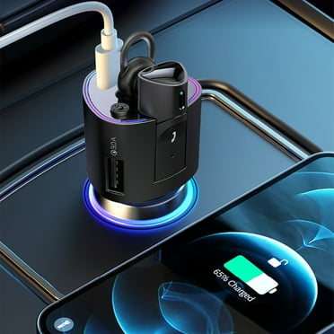 Werulen Auriculares de música Bluetooth auriculares de juegos deportivos liquidación de auriculares de dos en uno cargadores de automóviles carga súper rápida auriculares inalámbricos