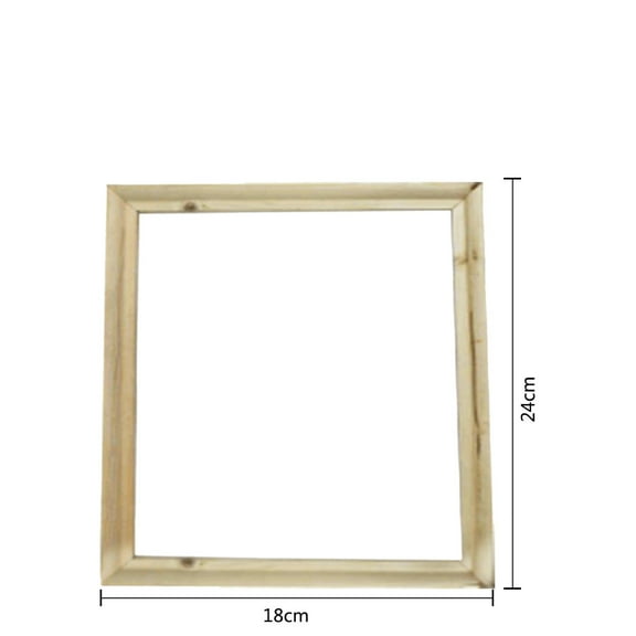 Werulen DIY Wooden Frame For Canvas Oil Painting, 15x15cm 15x20cm 18x24cm 20x20cm 25x25cm 20x30cm Natural Wood Picture Frame, Easy Assemble Inner Frame For Artist Stretcher Bars