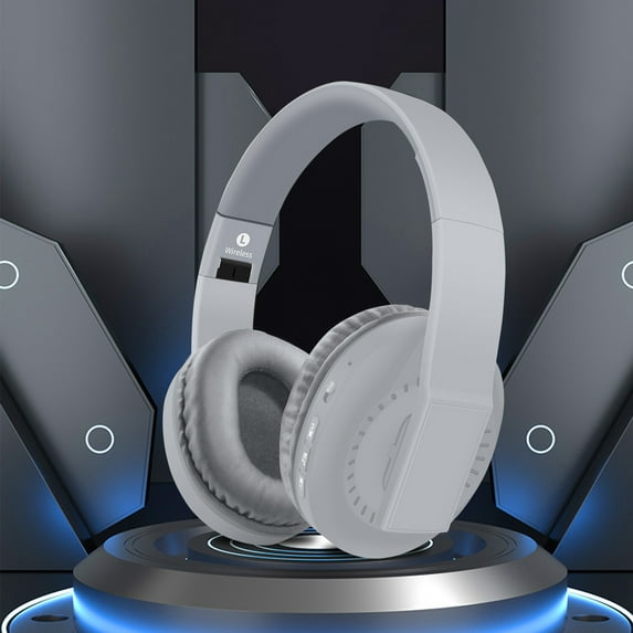 Werulen Earfun Prime Day s 5.3 Wireless Bluetooth Headset, Full-Ear Heavy Bass Plug-In Card, Foldable And Telescopic Plug-In Cable For Communication