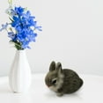 thumbnail image 1 of Werulen Easter Bunny Figurine, Lifelike Simulation Rabbit Model Figure, Miniature Home Decor Desktop Ornament, Educational SensoryToyforKids, Realistic Animal Collectible Gift, 1 of 5