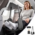 thumbnail image 1 of Werulen Foldable Travel Foot Rest Hammock with Accessories, Airplane Car Office Leg Support, Portable Foot Sling with Eye Mask Earplugs, Comfort Travel Foot Hammock Kit, Adjustable Foot Rest with, 1 of 9
