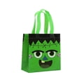 thumbnail image 1 of Werulen Halloween Party Gift Bags Reusable, Goodie Bags Candy Treats Tote, Non Woven Durable Carry Bag, Spooky Pattern Party Supply, Kids Trick Or Treat Handbag, 1 of 6