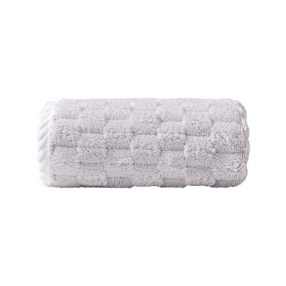 Werulen Large Bath Towel 35x75cm, Thickened Water-Absorbent Soft Velvet Fabric, Quick-Drying Towels for Adults Home Bathroom, Plush Towel Set for Spa Gym