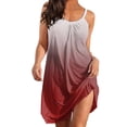thumbnail image 1 of Werulen Mini Dresses for Women 2023, Spaghetti Strap Tie-dye Sundresses Summer Scoop Neck Sleeveless Boho Beach Women's Dresses, 1 of 4