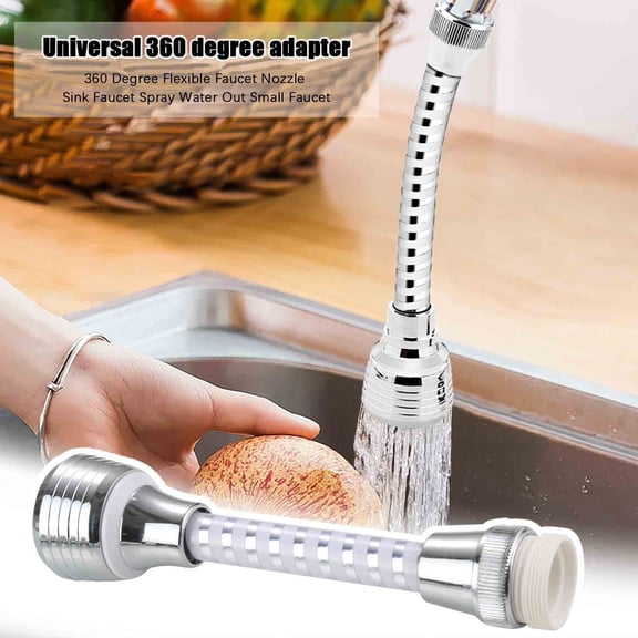 Werulen Pressurized Faucet Bubbler,Water Saving Soft Flow,Anti Splash Universal Fit,Kitchen Shower Faucet Accessory,Home Water Saving Device,Universal Adapter,Shower Faucet,Flow Reducer