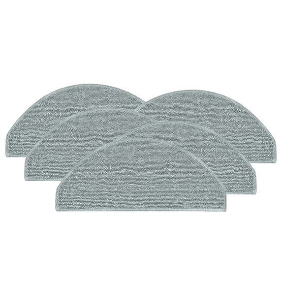 Werulen Robot Vacuum Mop Pads, Washable Reusable Microfiber Replacement Pads, Compatible with Roomba Braava Jet M6, Easy to Clean Floor Mopping Cloths, 5-Pack