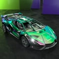 thumbnail image 1 of Werulen St. Patrick's DayChildren'sAudio Visual Racing CarToy, Push Activated Sound Effects Model Car, Simulation Sports Car forBoysandGirls, Manual PropulsionToyCar forKids, 1 of 6