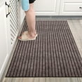 thumbnail image 1 of Werulen Striped Carpet 40x60 Inches, Soft Polyester Area Rug for Living Room Bedroom, Non-Slip Floor Mat Home Decor, Durable Easy Clean Balcony Carpet, 1 of 6