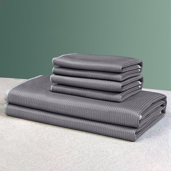 Werulen Summer Sleeping Mat, Foldable Rattan Cooling Pad, Breathable Bamboo Mat for Hot Sleepers, Portable Floor Mat for Bedroom Dormitory Office, Extra Large Bed Cooling Mat