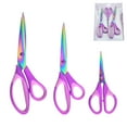 thumbnail image 1 of Werulen Titanium Alloy Sewing Scissors 3-Piece Set, Multi-Purpose Household Office Scissors, Durable Anti-Rust Titanium Coated Blades, Crafting Fabric Cutting Tool for Sewing and Daily Use, 1 of 6