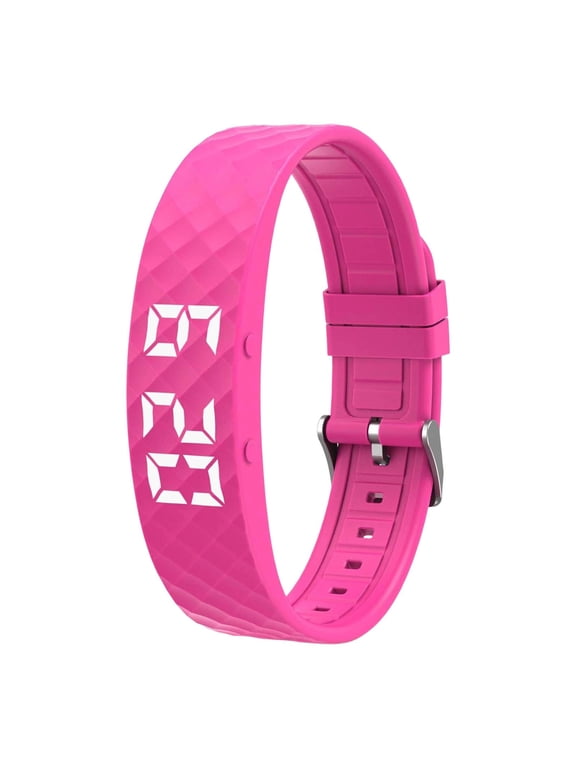 Vibration Reminder Smart Wristband, Rechargeable Fitness Tracker with Sleep Helper Alarm Clock, Silent Wake Up Wristband for Men Women, Activity Tracker for Monitoring