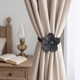 thumbnail image 1 of Werulen Vintage Resin Flower Magnetic Curtain Tiebacks, Retro Floral Drapery Holdbacks with Strong Magnets, No Drill Curtain Holders, Decorative Window Curtain Clips, Magnetic Curtain Tiebacks, 1 of 6