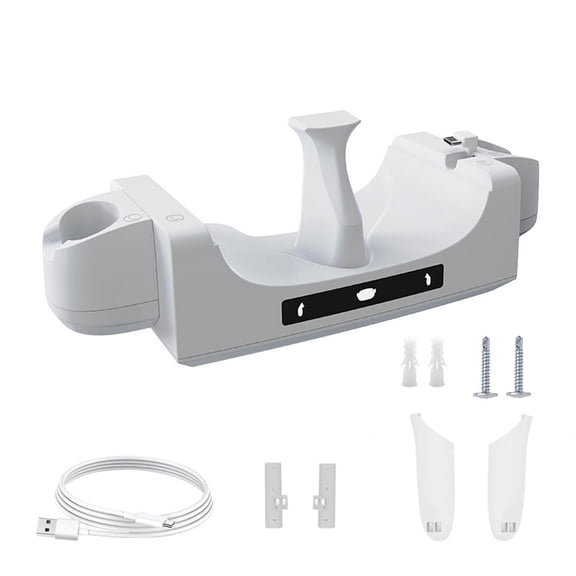 Werulen Wall-Mounted Contact Charging Dock, Charging Base for Home, Office Charging Dock, Handle Compatible Charging Station with Mount Hardware for Home or Office Organization